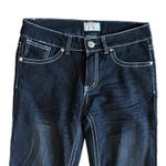 F&F Skinny Jeans Juniors 5/6 Bedazzled Dark Wash Seat Mid Rise Stretch New Photo 1