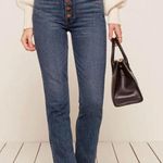 Reformation  | Winona Mid Button Fly in Baltic Wash | 27 Photo 3