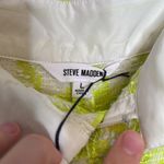 Steve Madden NWT Women's Lia Neon Houndstooth Shorts - Large Photo 4