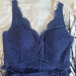 Anthropologie BHLDN Hitherto x  Fleur Dress, size 10, navy blue tulle and lace Photo 8