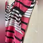 Torrid  Women’s Plus Size Pink and Black Striped Tunic Top Soze 6 Photo 5
