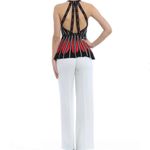 Missoni M  Halter Neck Multi-color Striped Size 42 (Medium) Knit Tank Top. Photo 1