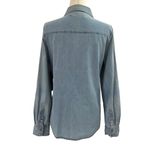 Relativity Denim Long Sleeve Roll Tab Blouse Size S NWT | 41-7 Photo 1