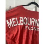 Spirit Jersey  Women's Large Melbourne Florida Orange Oversized Long Sleeve Vacay Photo 2