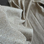 Alfani Shirt Womens Large Silk Blend Metallic Hidden Button Up Photo 13