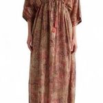 Raga NWT  Zuri Long Sleeve Maxi Gold Metallic Dress Oversized Size M $245 MSRP Photo 0