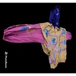 VTG Ann Original Seattle Hooded Rain Jacket Sz XXXL? Hand Painted Art to… Photo 6