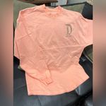 Disneyland Resort Spirit Jersey Shirt Adult S Peach Coral Gold Glitter Disney Photo 8