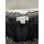 Ophelia Roe Womens Large Black Floral Long Sleeve Pullover Dress Boho Country Photo 2