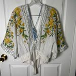 Farm Rio Off-White Sicily Bodysuit S Photo 3