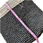 COCOBELLE BUZIO COWRIE & RAFFIA X LARGE TOTE BAG Black Photo 10