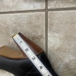 Frye Vintage black Leather Pull On Tall Heeled Boot Sz 6M C3666cuff or tall Photo 11