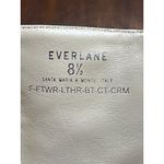 Everlane  The City Square Ankle Boots in Cream Leather New Womens Booties Photo 9