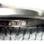 Avon Sterling Silver and Amethyst Ring with two white stones Sz 7 Photo 3