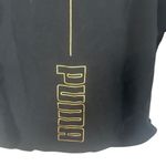 Puma Black & Gold Long Sleeve Hooded Casual Pullover Sweatshirt Women Sz M Photo 9
