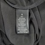 Dress Barn Collection Womens Dress 12 Black Floral Lace Ruched Cocktail Party Photo 1