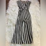 Caution to the Wind  Gray Stripe Romper! Photo 4