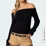Edikted  Elona Off-The-Shoulder Knit Top Photo 0