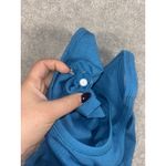 Lululemon Ebb To Street Tank With Bra No Pads 8 Deep Marine Blue W1AX1S Photo 3