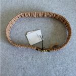 Sandro NWT  Relaxed Ruched Leather Belt in Caramel Size 2 (Medium /6) Photo 1