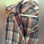 Wrangler  Shirt Twenty X Women’s L Ultra fit Pearl Snap Pink Purple Plaid Western Photo 2