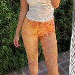 Roberto Cavalli "oranges" 1997 runway print capri pants very good vintage condition Rare piece from late 90s Photo 1