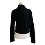 Sweater Project  Black Shawl Collar Crop Cropped Ribbed Cardigan Sweater XL NEW Photo 4