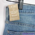 Madewell NEW 10" High-Rise Skinny Jeans in Dewitt Wash: Button-Front TENCEL, 26 Photo 10