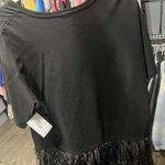 Amable By Mable Black Feather Dress Photo 7