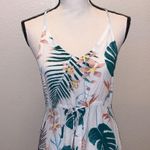 Boho print elastic beach maxi dress White Photo 1