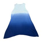 Jofit White Blue Ombre Athletic Casual Sleeveless Tank Dress Large Photo 3