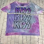 KISS Juniors Cropped Graphic Tie Dye Short Sleeve Tee (M7 Photo 6