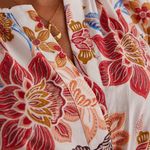 Anthropologie  the somerset maxi dress botanical motif floral size LARGE fall Photo 7