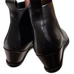 Ecco Like New  Leather Shape 45 Wedge Boots Black Size 7 - 7.5 Retail $259.00 Photo 7