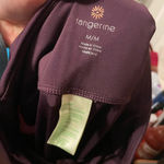 Tangerine  MAROON AND PINK COLOR BLOCK 7/8 LEGGINGS Photo 2