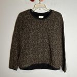 Lou & grey 🌺  green jacquard pullover top Photo 0