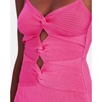 Cult Gaia Zenda Knotted Rib Knit Mini Dress Size XL Photo 2