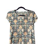 Tacera Ornate Floral Motif PS Dress Geometric Artsy Boho Eclectic Resort Cruise Party Photo 8