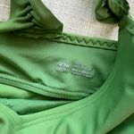 Aerie Green Ruffle Bikini Top | Size xxs Photo 1