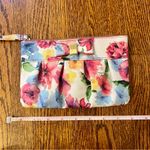 Set of 2 Coral and Floral Print Wristlet Bags / Purses / Wallet NWOT Pink Photo 2