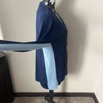 Akris Punto  Sweater Wool Blue Navy Striped Designer Size 14 2 Piece Excellent Photo 6