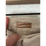 MOTHER The Roller Crop Prep Fray Pants Light Tan Size 27 Wide Leg Raw Hem Photo 3