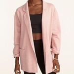 J.Crew S Eloise Wool Blend Sweater Blazer in Pink Photo 0