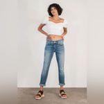 Level 99 Sienna Tomboy Fit Distressed Jeans in Beday Wash Size 26 Blue Photo 3