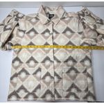 UGG  Sun Shirt Jacket ButtonUp Unisex Medium Pink Tan Cozy Chunky Oversized New Photo 3