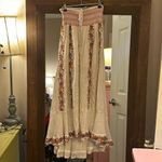 Patrons of Peace Embroidered White Skirt Photo 3