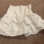 Storia  small white ruffle mini skirt Photo 1