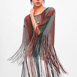 ZARA  Multicolor Knit Fringe Garment Photo 0
