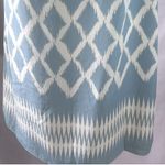 Moulinette Soeurs Anthropologie 100% Silk Blue Cream Roman Sleeves 10 Photo 2