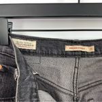 Levi's Premium Ribcage Straight Ankle Jean Wash Black Grey Denim 26 Photo 5